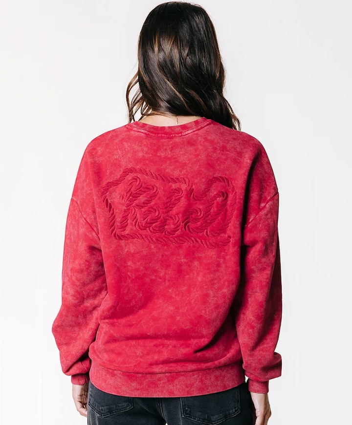 Dames sweater rood