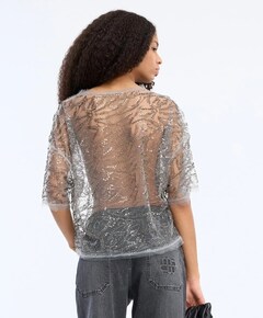 Dames top grijs