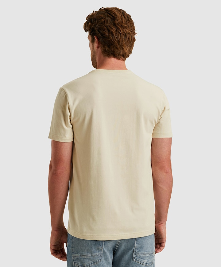 Heren t-shirt ecru