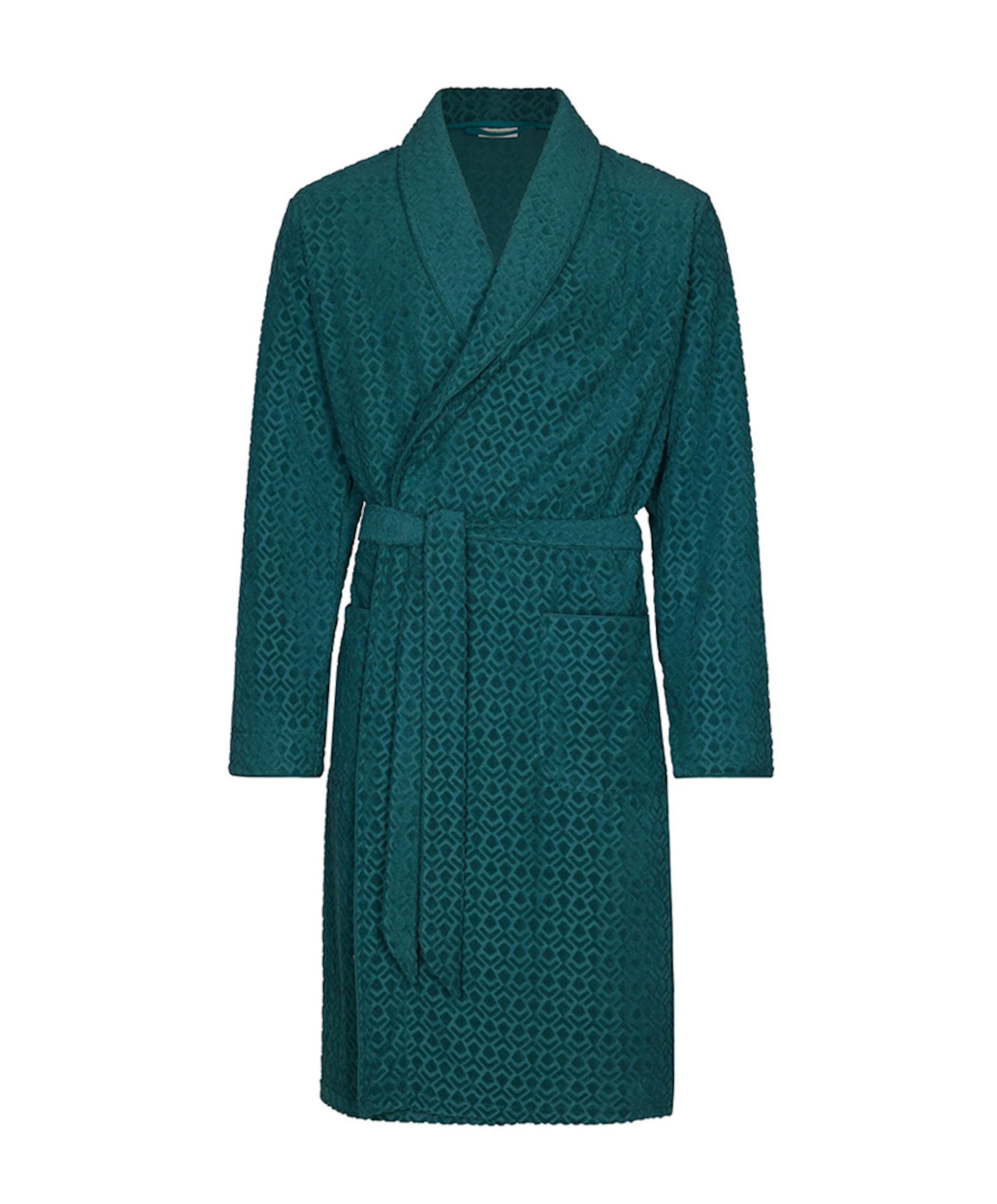 Heren ochtendjas groen