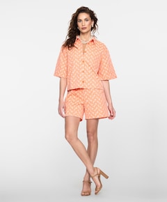Dames blouse oranje