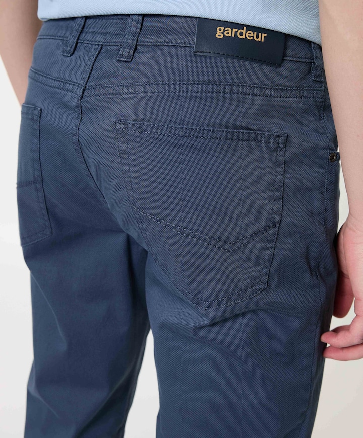 5-Pocket Modern Fit heren broek blauw