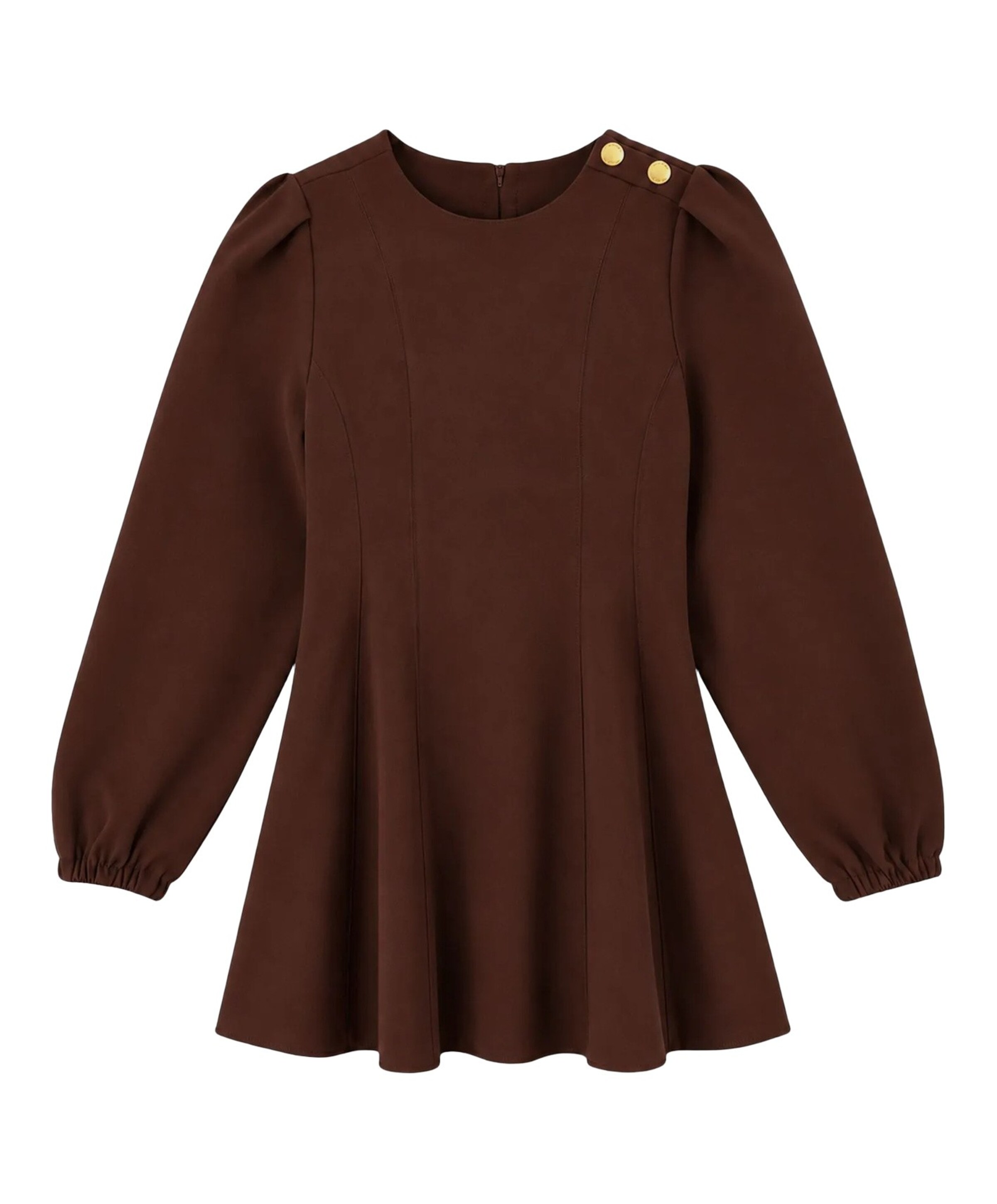 Meisjes jurk bruin