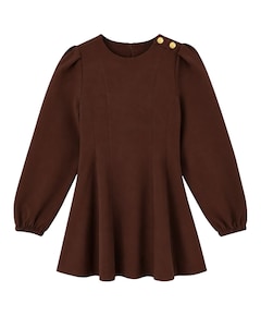 Meisjes jurk bruin