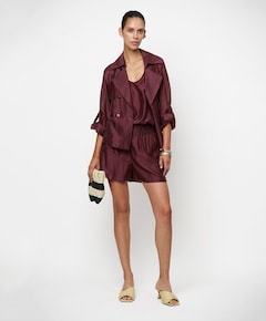 Dames jas bordeaux