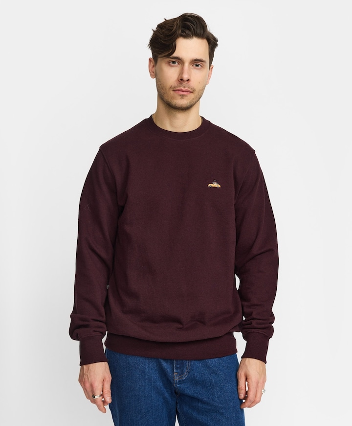 Heren sweater bordeaux