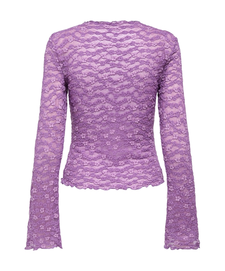 Dames longsleeve paars