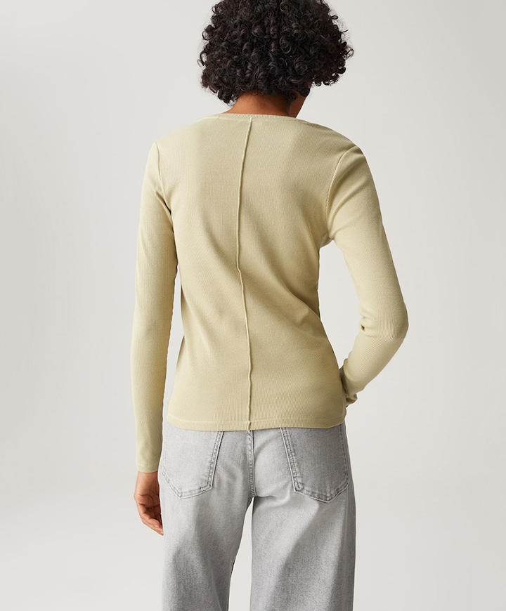 Dames longsleeve groen