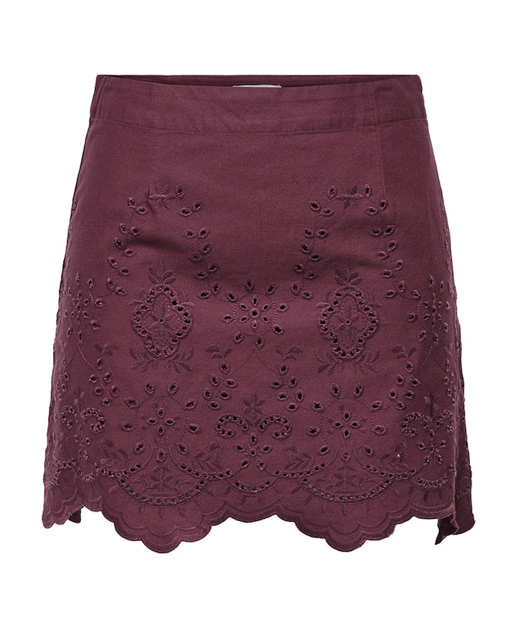 Dames rok bordeaux