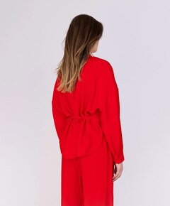 Dames blouse rood