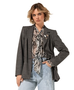 Dames blazer grijs