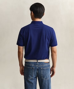 Heren polo blauw