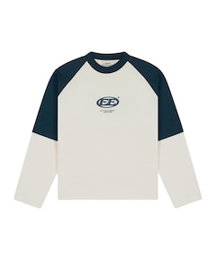 Uniseks longsleeve ecru