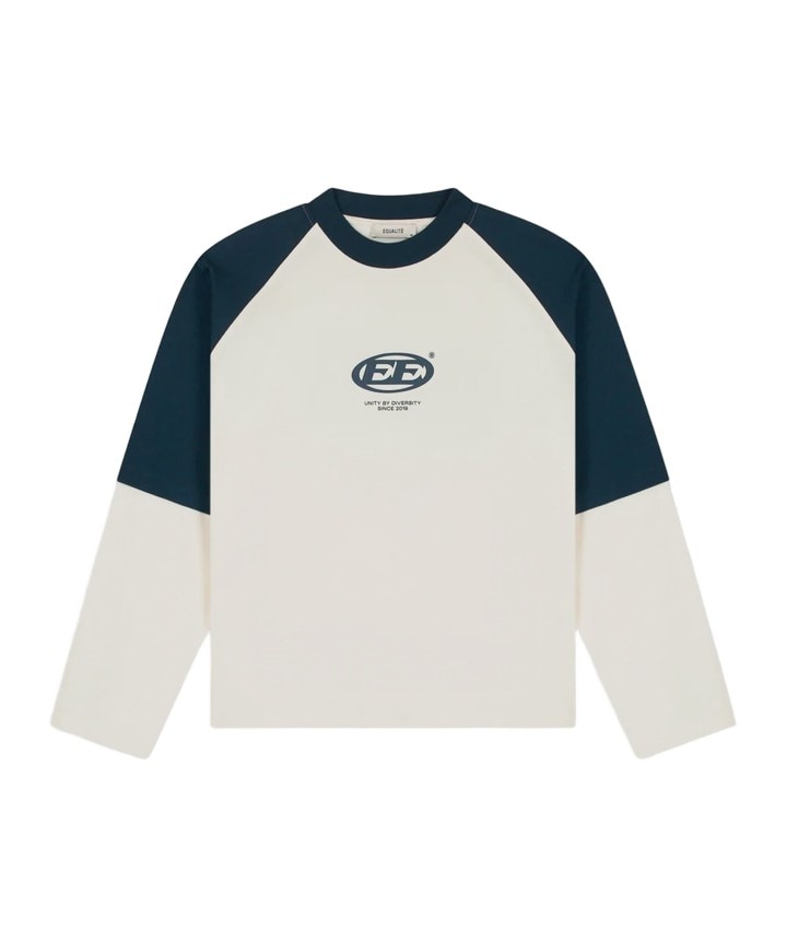 Uniseks longsleeve ecru