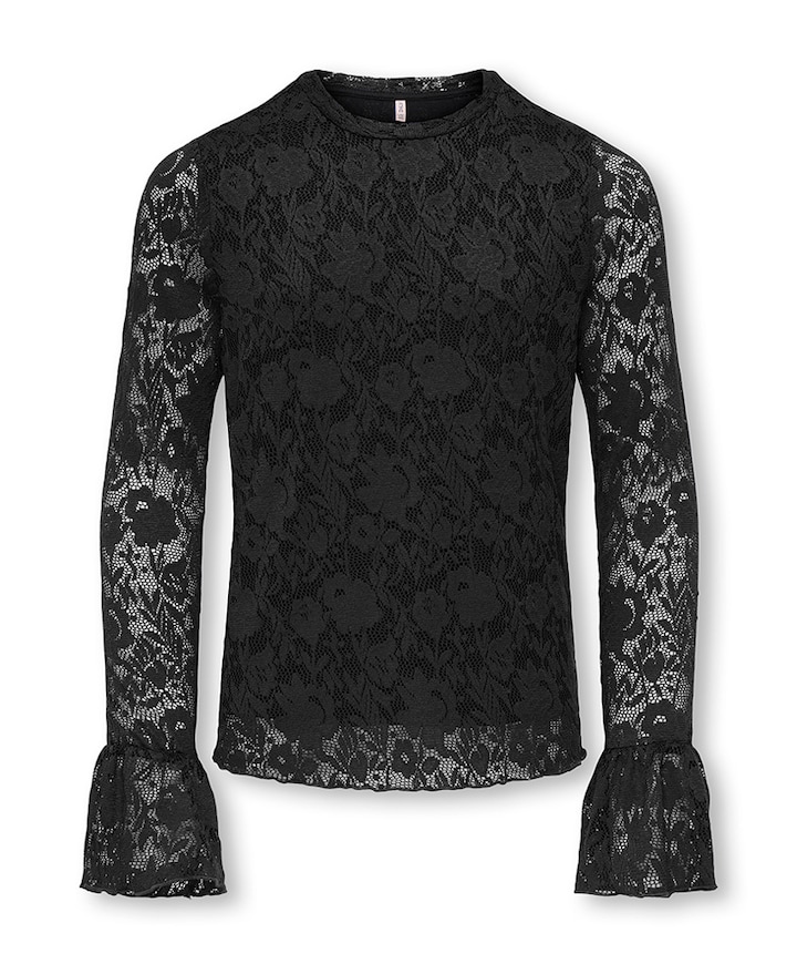 Meisjes longsleeve zwart