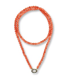 Dames ketting oranje