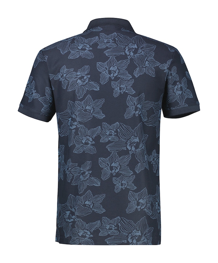Heren polo blauw