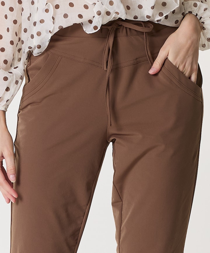 dames broek bruin
