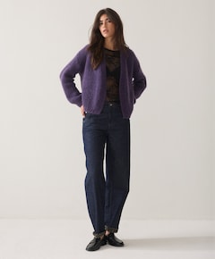 Dames vest paars