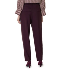 Mara Momfit Pleat dames broek paars