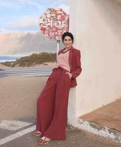 dames broek rood