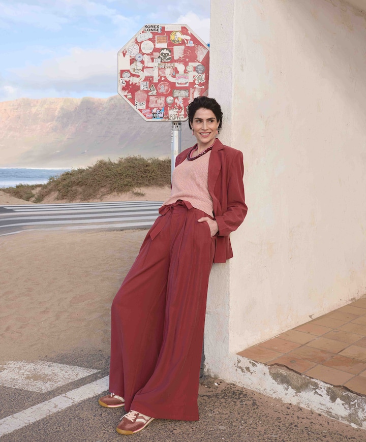 dames broek rood