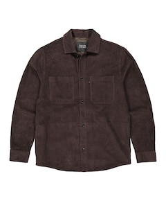 Heren overshirt bruin