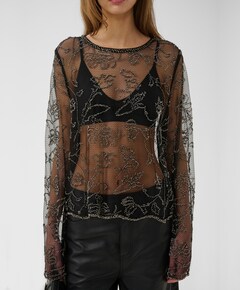 Dames top grijs