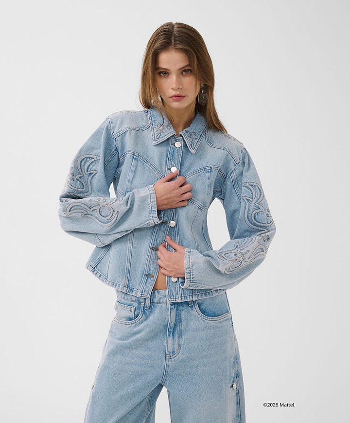 Dames spijkerjas  blauw