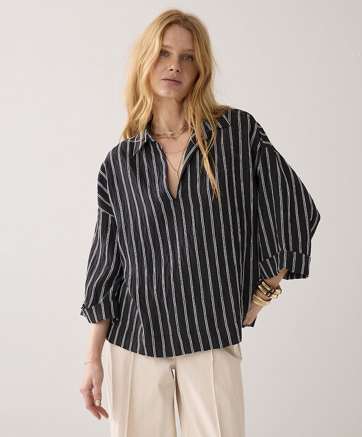 Dames blouse zwart