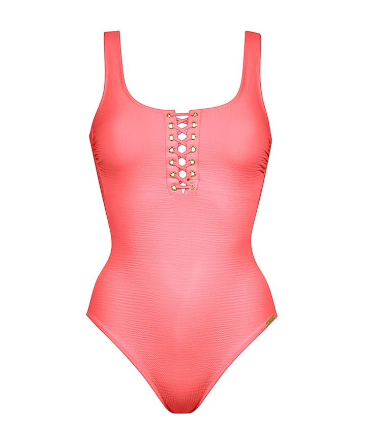 Dames badpak roze