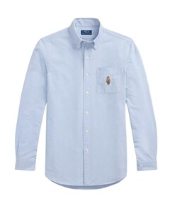 Overhemd lange mouw blauw