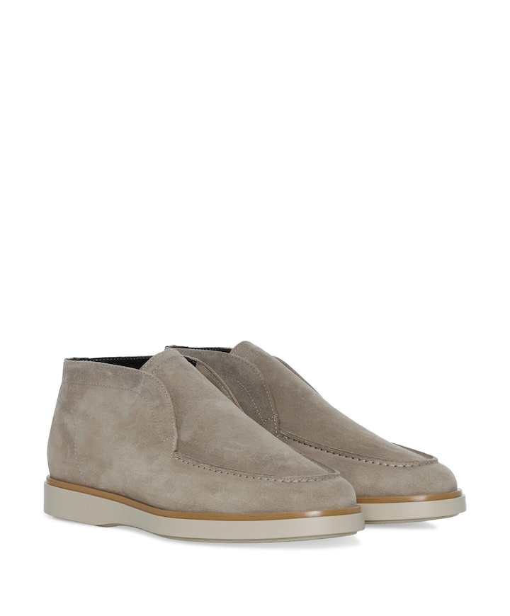 heren instappers beige