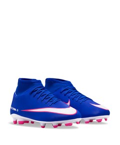 Jr Superfly 10 Club Fg/mg jongens voetbalschoenen blauw