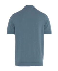 Heren polo blauw
