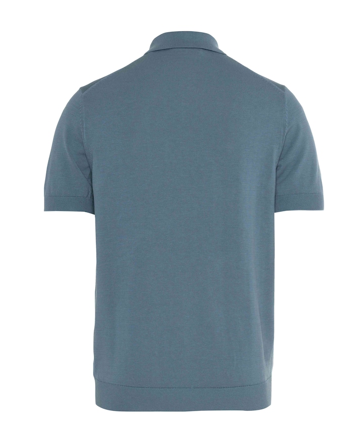 Heren polo blauw