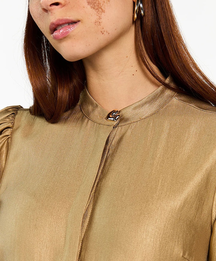 KATY VIS 420 dames jumpsuit goud