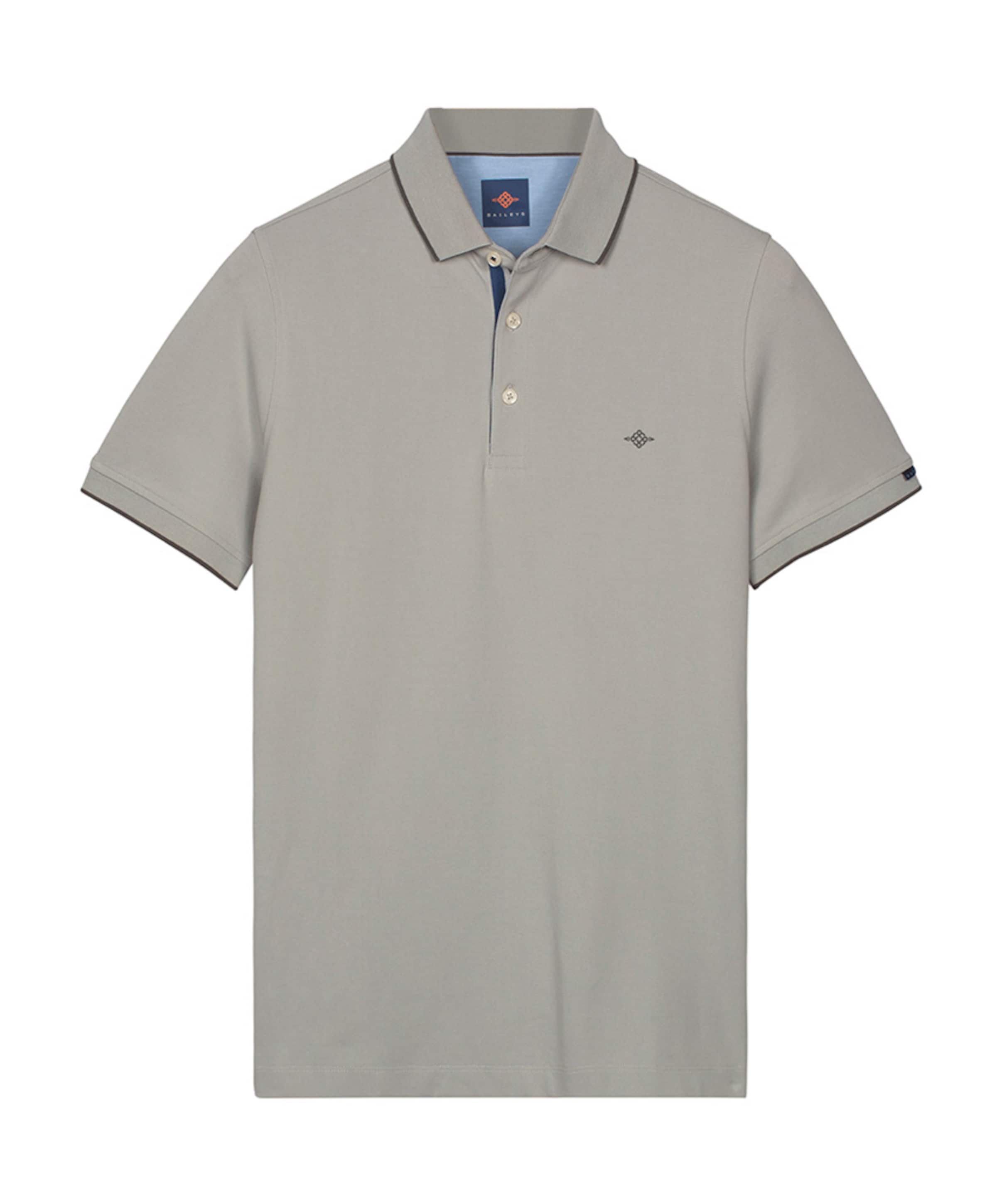 Heren polo grijs