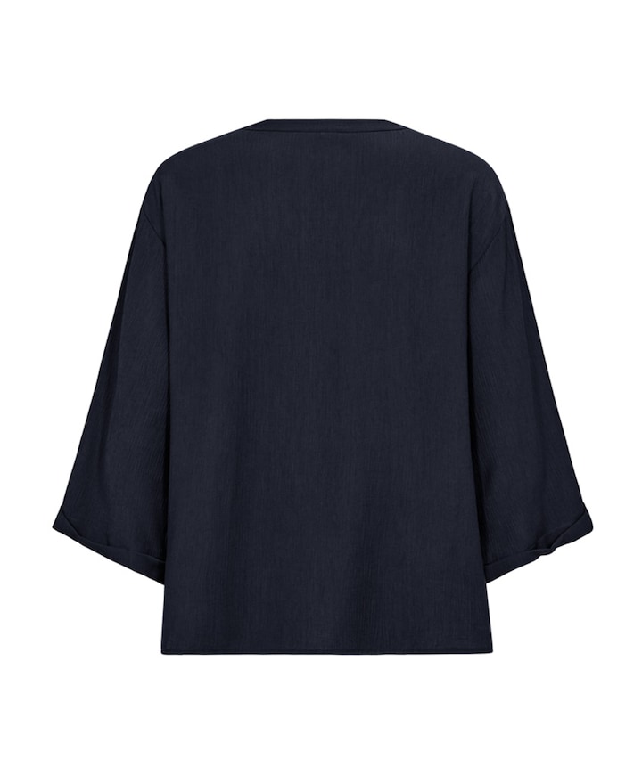 Dames blouse blauw