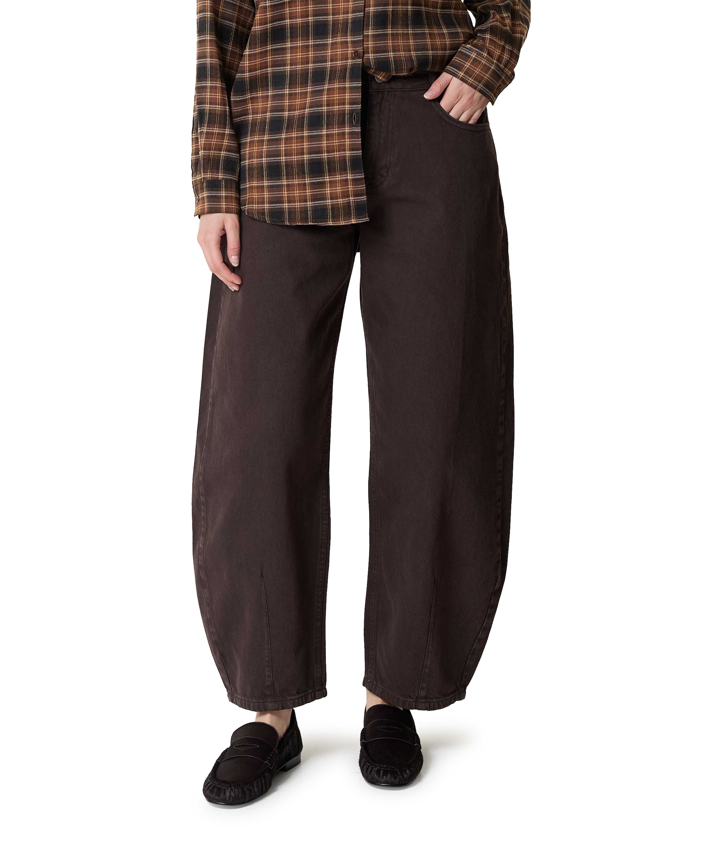 Barrel MWLucy 175 dames jeans bruin