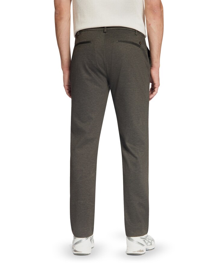 Pants Jersey Melange Regular Fit heren broek bruin