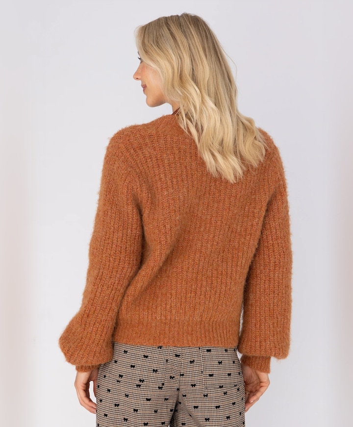 Dames vest oranje