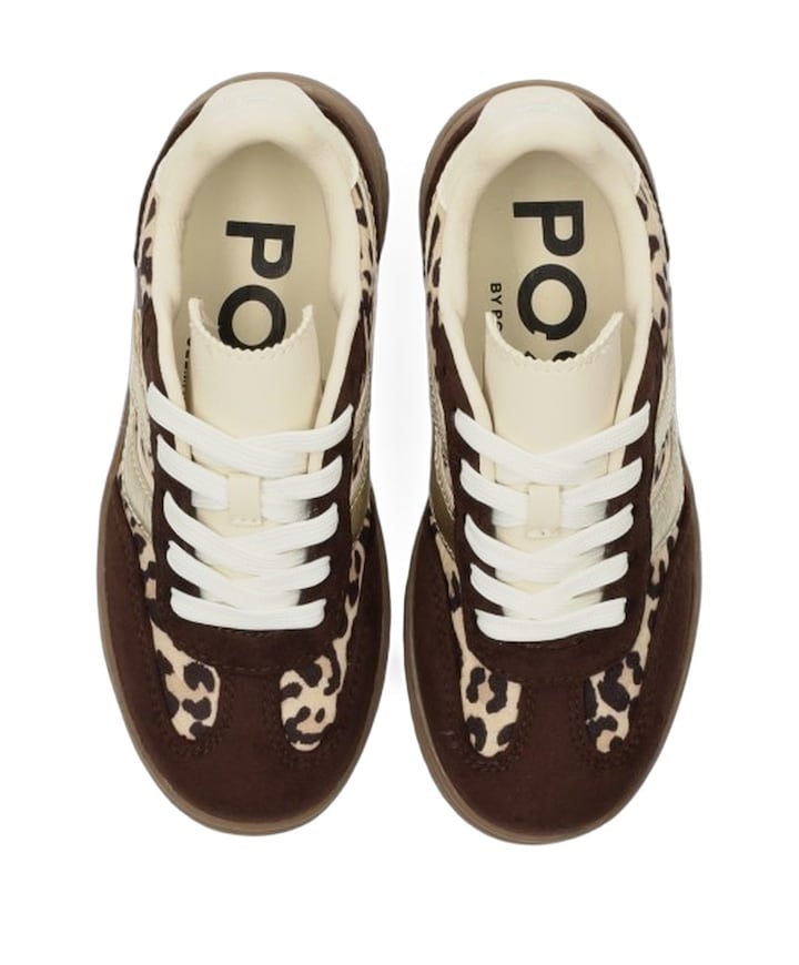 meisjes sneakers bruin