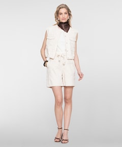 Dames gilet ecru