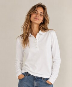 Dames polo wit