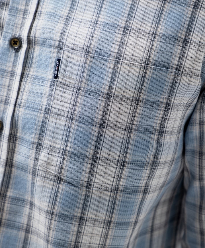 Heren overshirt blauw