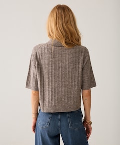 Dames vest beige