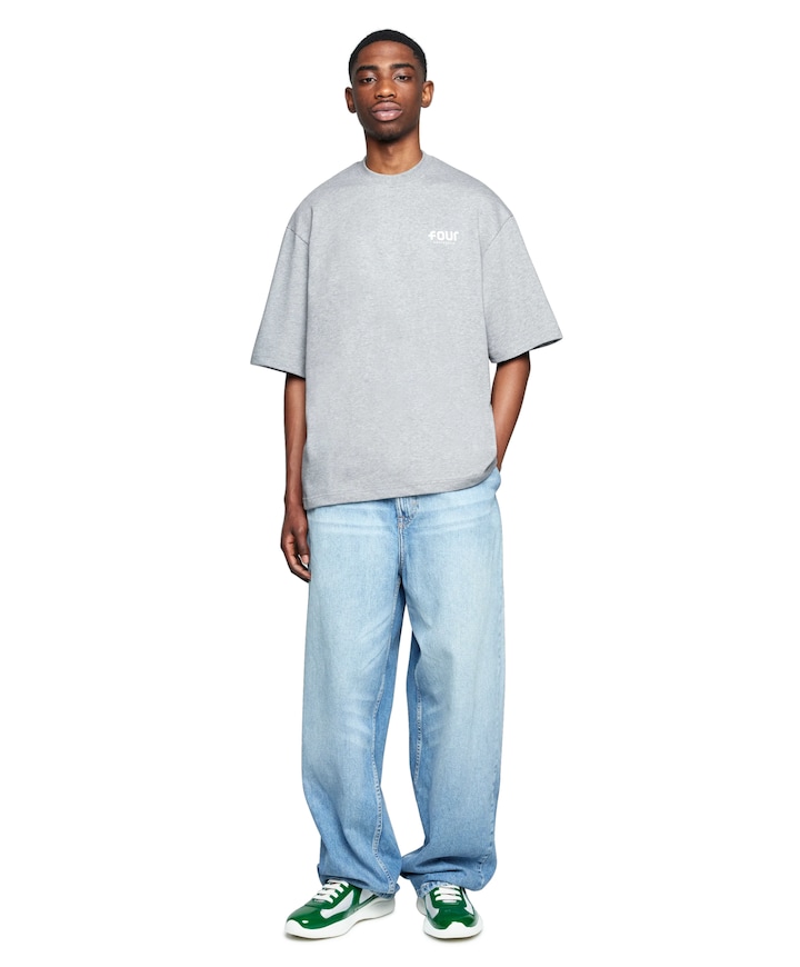 Heren T-shirt grijs