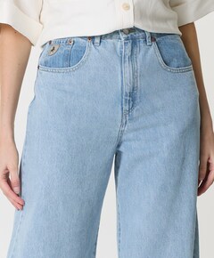 Dali 7959 Bleach Frayed dames jeans blauw