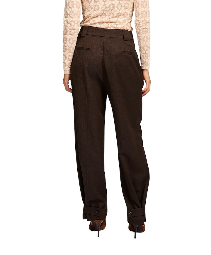 VAJEN PES 444 dames broek bruin